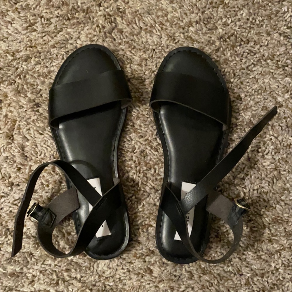 Black Strappy Sandals
